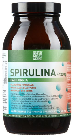 Naturkraftwerke Spirulina California Presslinge - 500 Stk.
