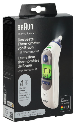 Braun ThermoScan 7+ Ohrthermometer 6525 - 1 Stk.