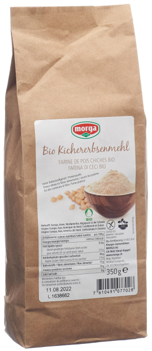 Morga Kichererbsenmehl glutenfrei Bio Knospe - 350g