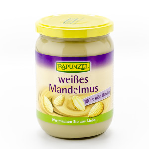 Rapunzel Mandelmus weiss Bio Glas - 500g