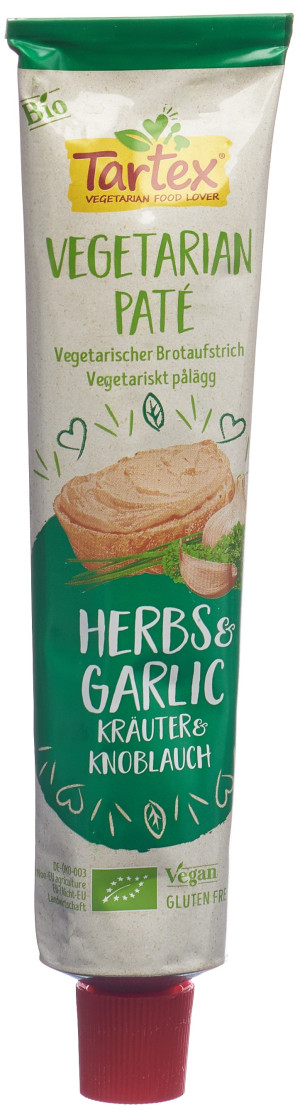 Tartex Aufstrich Kräuter Knoblauch Bio - 200g
