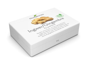 Phytopharma Fly and Drive Pastillen mit Ingwer und Pfefferminz - 40 Pastillen