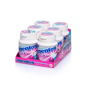 Mentos Gum White Tutti Frutti - 6x75g