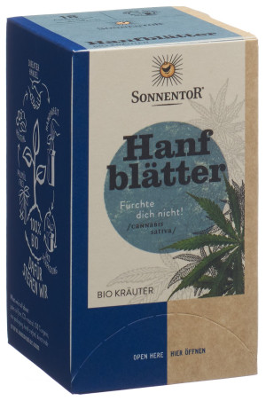 Sonnentor Hanfblätter Tee Beutel - 18 Stk.