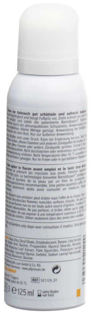 Allpresan pedicare 3 Fuss Schaum sehr trocken - 125ml