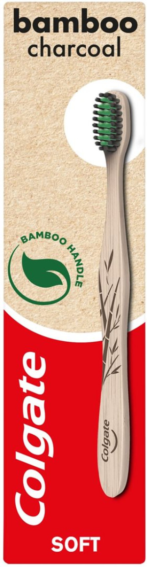 Colgate Aktivkohle Bamboo Zahnbürste Sensitive - 1 Stk.