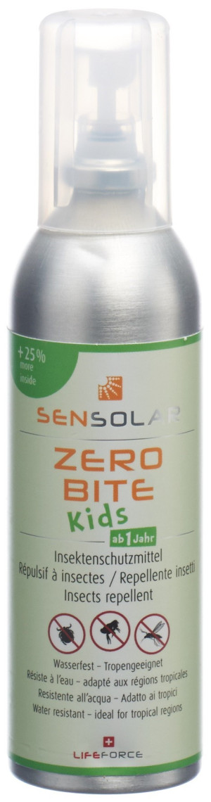 Sensolar Zero Bite KIDS Insekten-Schutz - 100ml Spray