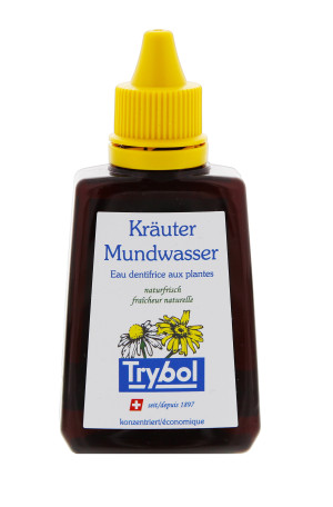 Trybol Kräuter Mundwasser Flasche - 85ml