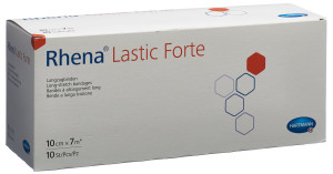 Rhena Lastic Forte 10cmx7m hautfarbig - 10 Stk.