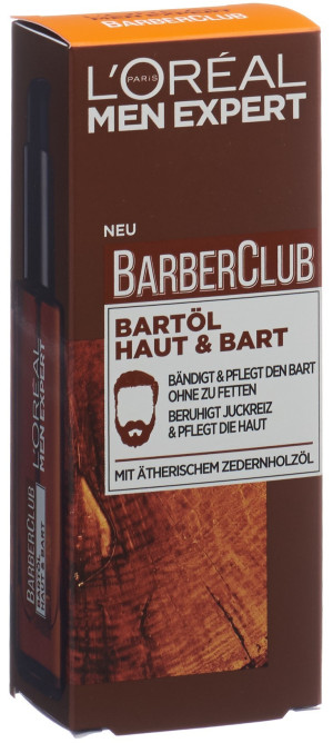 L'Oréal Men Expert Barber club Bartöl Haut und Bart - 30ml