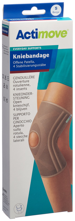 Actimove Everyday Support Kniebandage offene Patella Grösse S
