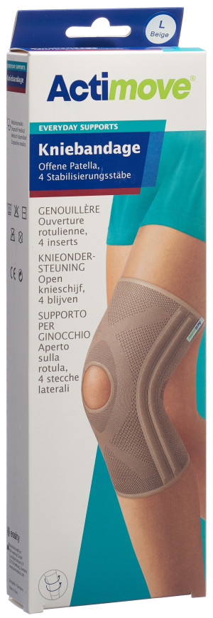 Actimove Everyday Support Kniebandage offene Patella Grösse L