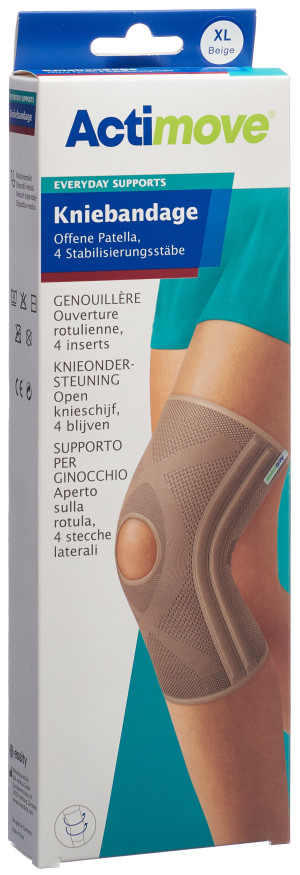 Actimove Everyday Support Kniebandage offene Patella Grösse XL