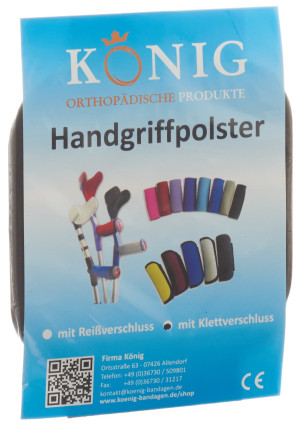 König Griffpolster Klettverschluss - 1 Paar