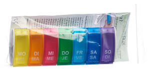 Anabox Supairbox Wochendispenser D/F Regenbogen - 1 Stk.