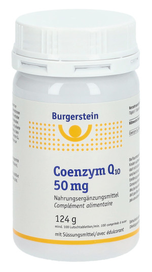 Burgerstein Coenzym Q10 - 50mg - 100 Lutschtabletten