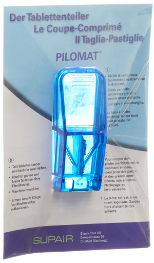 Pilomat Tablettenteiler blau - 1 Stk.