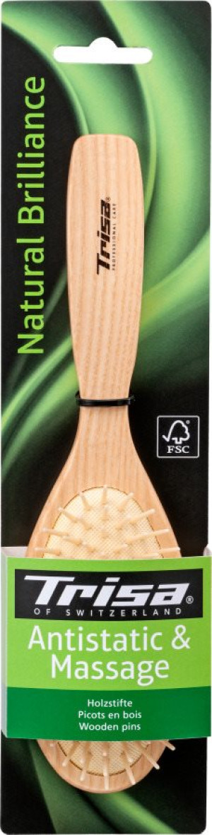 Trisa Natural Brilliance Gummibürste Holzstifte - 1 Stk.