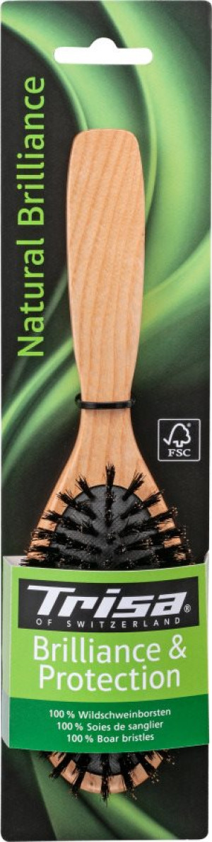 Trisa Natural Brilliance Haarbürste reine Borsten - 1 Stk.