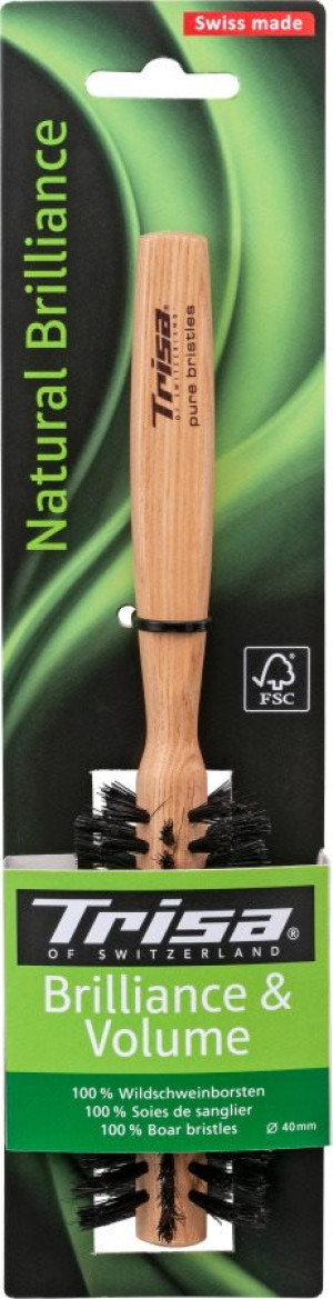 Trisa Natural Brilliance Haarbürste rund - 1 Stk.
