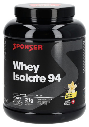 Sponser Whey Isolate 94 Vanille - 850g