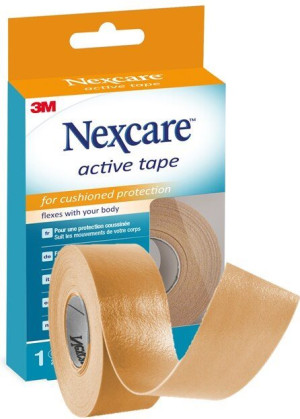 3M Nexcare active Tape - gepolsterter Schutz - 2.54cm x 4.5m