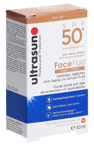 Ultrasun Face Fluid Tinted Honey SPF50+ - 40ml