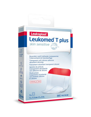 Leukomed T Plus Skin Sensitive - 5 x 7.2cm 5 Stk.