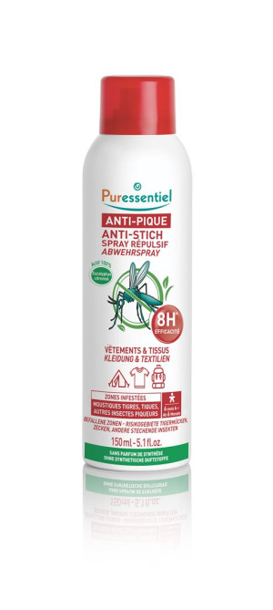 Puressentiel Anti-Stich Abwehrspray Kleidung & Textilien - 150ml