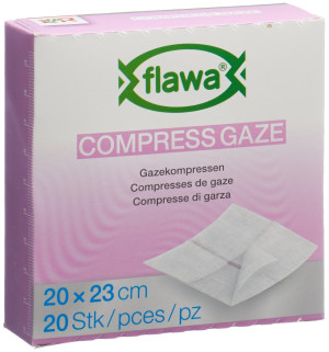 Flawa Gazekompressen 20 x 23cm - 20 Stk.