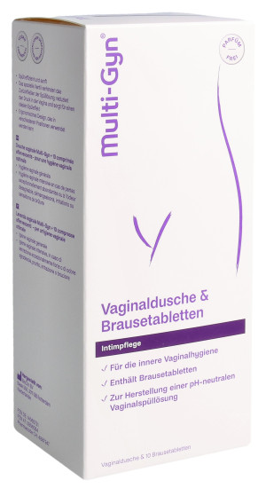 Multi-Gyn Vaginaldusche & Brausetabletten - 1 Set