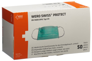 Wero Swiss Protect Typ II-R Schutzmasken - 50 Stk.