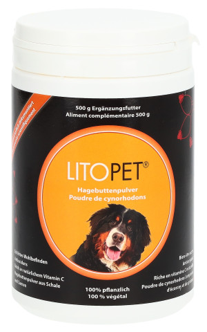 Litopet Ergänzungsfutter mit Hagebutte für Hunde - 500g