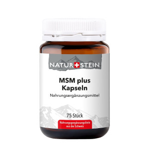 Naturstein MSM plus Kapseln - 75 Stk.