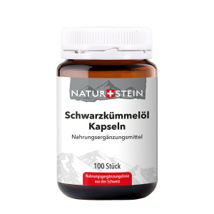 Naturstein Ägyptisches Schwarzkümmelöl - 100 Kaps.