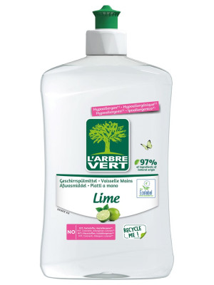 L'Arbre Vert Öko Geschirr & Hände Limette - 500 ml