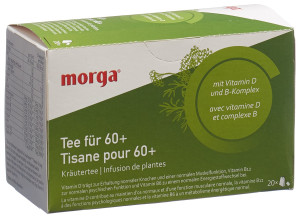 Morga Tee für 60+ mit Hülle - 20 Stk.