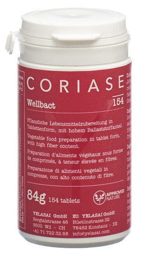 Coriase Wellbact Tabletten - 154 Stk.