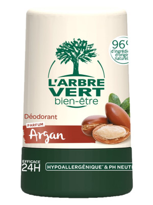 L'Arbre Vert Öko Deo Roll on Argan Hamamelis - 50 ml