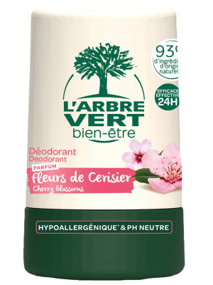 L'Arbre Vert Öko Deo Roll on Kirschblüten Hamamelis - 50 ml