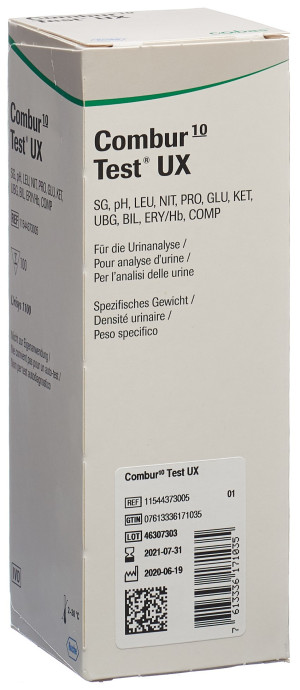 Combur 10 Test UX Streifen - 100 Stk.