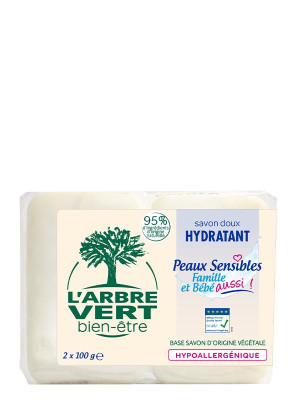 L'Arbre Vert Öko Seife Empfindliche Haut 100 g - 2 Stk.
