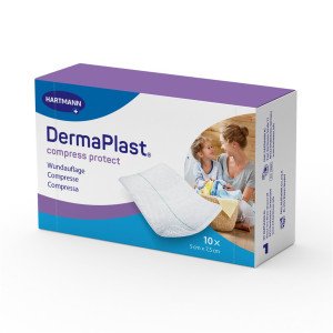 DermaPlast Compress Protect 5 x 7.5cm - 10 Stk.