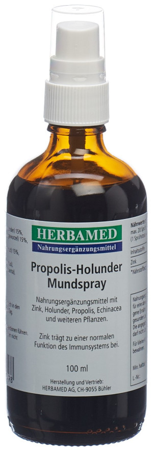 Herbamed Propolis-Holunder Mundspray - 100 ml