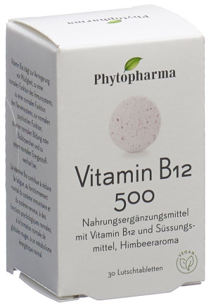 Phytopharma Vitamin B12 500 mcg - 30 Lutschtabl.