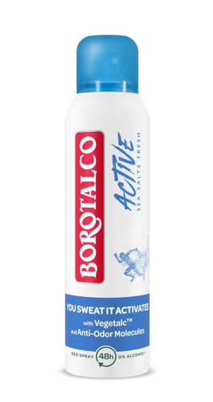 Borotalco Deo Spray Active Meersalz Fresh - 150 ml