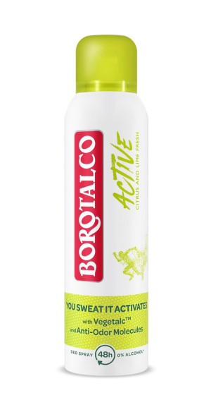 Borotalco Deo Spray Active Zitrus und Limette Fresh - 150 ml