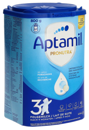 Milupa Aptamil 3 Pronutra - Säuglingsnahrung ab 9 Monaten - 800g