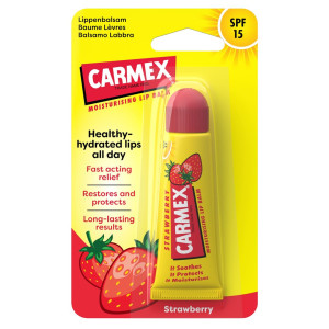 Carmex Lippenbalsam Strawberry SPF 15 - Tube 10 g