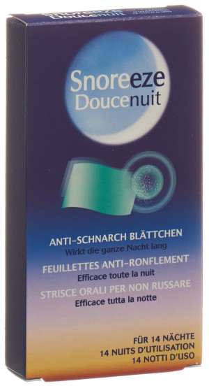 Snoreeze Anti-Schnach-Blättchen - 14 Stk.